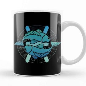 Baskı Dükkanı Pisces Fish Lilac Kupa