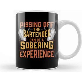 Baskı Dükkanı Pissing off the Bartender is a Sobering Experience Kupa