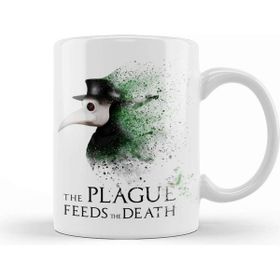 Baskı Dükkanı Plague Doctor the Plague Feeds the Death Kupa