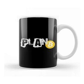 Baskı Dükkanı Plan B Bitcoin Cryptocurrency Decentralized Crypto Kupa