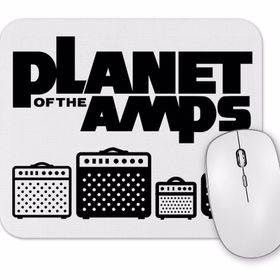 Baskı Dükkanı Planet of the Amps Mouse Pad