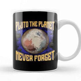 Baskı Dükkanı Planetary Science Pluto the Planet Never Forget Kupa
