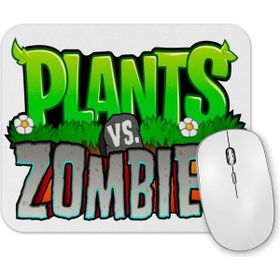 Baskı Dükkanı Plants ve Zombies Logo Mouse Pad