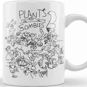 Baskı Dükkanı Plants Vs Zombies Doodle Up Kupa