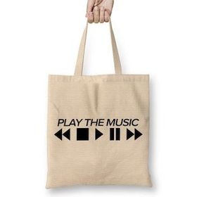 Baskı Dükkanı Play The Music Bez Çanta