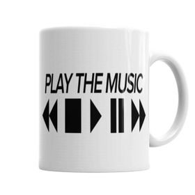 Baskı Dükkanı Play the Music Sihirli Porselen Kupa