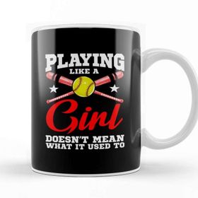 Baskı Dükkanı Playing Like A Girl Doesn't Mean What It Used To Porselen 330 Beyaz Kupa Bardak