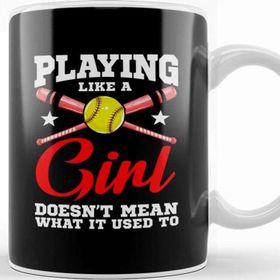 Baskı Dükkanı Playing Like A Girl Doesn't Mean What It Used To Porselen 330 Beyaz Kupa Bardak