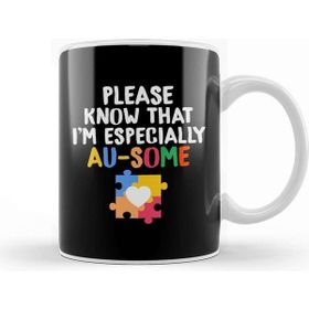 Baskı Dükkanı Please Know That I M Especially Au Some Autism Porselen 330 ml Beyaz Kupa Bardak
