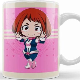 Baskı Dükkanı Plus Ultra Ochaco Uraraka Porselen 330 ml Beyaz Kupa Bardak