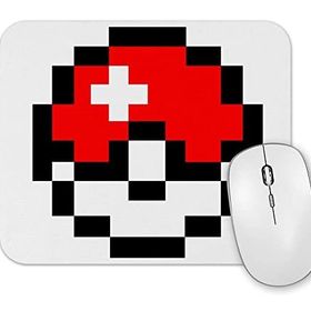 Baskı Dükkanı Pokeball Pokemon Go Pikachu Mouse Pad