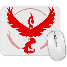 Baskı Dükkanı Pokemon Go Valor Kırmızı Takım Mouse Pad