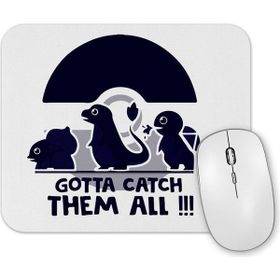 Baskı Dükkanı Pokemon Gotta Catchem All Mouse Pad