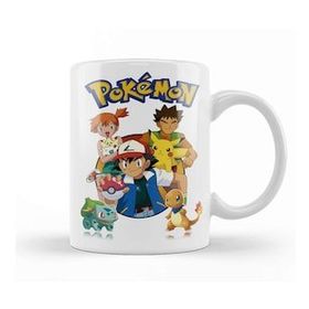 Baskı Dükkanı Pokemon Hepsi Porselen Beyaz Kupa Bardak