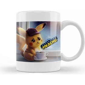 Baskı Dükkanı Pokemon Pikachu 01 Porselen Beyaz Kupa Bardak