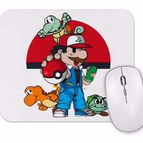 Baskı Dükkanı Pokemon Super Mario Mouse Pad
