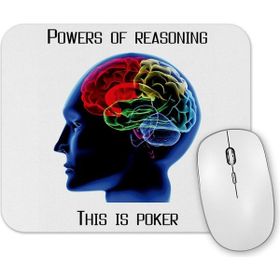 Baskı Dükkanı Poker Beyin Mouse Pad
