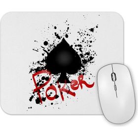 Baskı Dükkanı Poker Splatter Mouse Pad