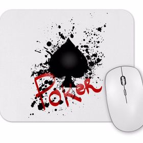 Baskı Dükkanı Poker Splatter Mouse Pad