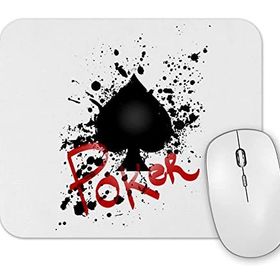 Baskı Dükkanı Poker Splatter Mouse Pad