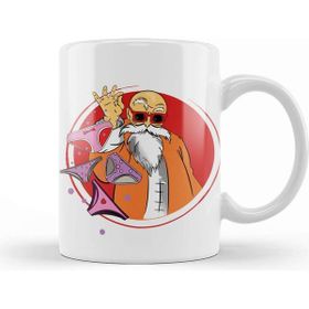 Baskı Dükkanı Polera Sin Mangas Dragon Ball Porselen Beyaz Kupa Bardak