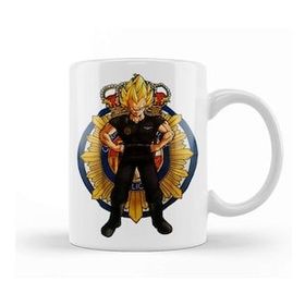 Baskı Dükkanı Policeman Best Dad Daddy Father Papa Poppa Stepdad Officer Porselen 330 ml Beyaz Kupa Bardak