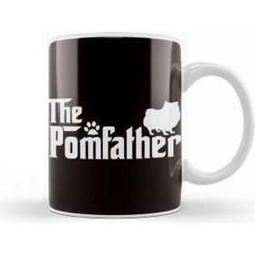 Baskı Dükkanı Pomfather Pomeranian Pom Pommy German Spitz Poland Toy Dog Porselen 330 ml Beyaz Kupa Bardak