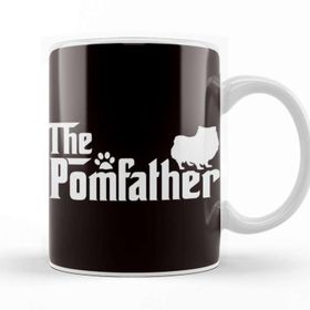 Baskı Dükkanı Pomfather Pomeranian Pom Pommy German Spitz Poland Toy Dog Porselen 330 ml Beyaz Kupa Bardak