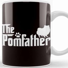 Baskı Dükkanı Pomfather Pomeranian Pom Pommy German Spitz Poland Toy Dog Porselen 330 ml Beyaz Kupa Bardak