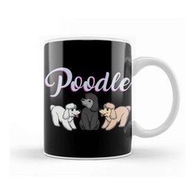 Baskı Dükkanı Poodle Gift Poodle Lover Gift Product Porselen 330 ml Beyaz Kupa Bardak
