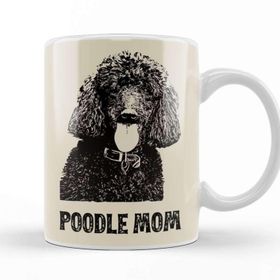 Baskı Dükkanı Poodle Mom 08 Kupa