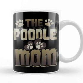 Baskı Dükkanı Poodle Mom Dog Lover Poodle Lover Kupa
