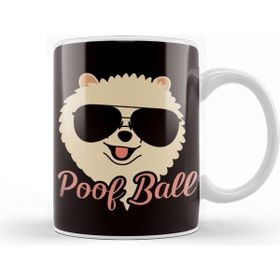 Baskı Dükkanı Poof Ball Pomeranian Pommy Pom Poland Toy Dog German Spitz Kupa