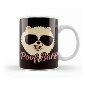 Baskı Dükkanı Poof Ball Pomeranian Pommy Pom Poland Toy Dog German Spitz Kupa