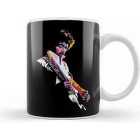 Baskı Dükkanı Pop Art Style Jimi Hendrix In Colorful Pop Kupa