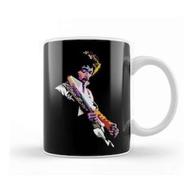 Baskı Dükkanı Pop Art Style Jimi Hendrix In Colorful Pop Kupa