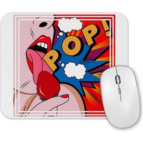 Baskı Dükkanı Pop Dudak Mouse Pad