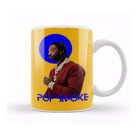 Baskı Dükkanı Pop Smoke Art Gift Kupa Bardak