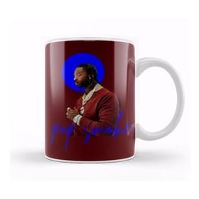 Baskı Dükkanı Pop Smoke Art Gift Kupa Bardak