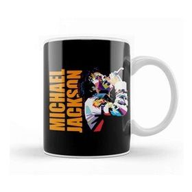 Baskı Dükkanı Popartstyle Michael Jackson King Of Pop In Pop Art Kupa