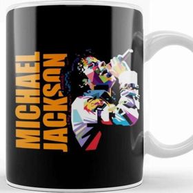 Baskı Dükkanı Popartstyle Michael Jackson King Of Pop In Pop Art Kupa