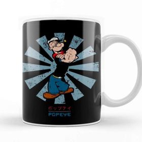 Baskı Dükkanı Popeye Retro Japanese Kupa