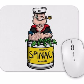 Baskı Dükkanı Popeye Spinach Temel Reis Mouse Pad