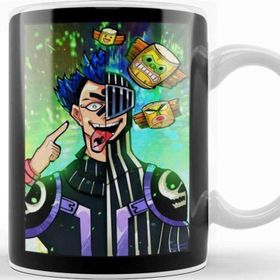 Baskı Dükkanı Porselen Beyaz Bickslow Fairy Tail Kupa Bardak