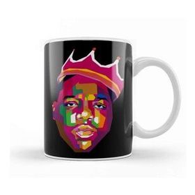 Baskı Dükkanı Porselen Beyaz Big Poppa The Notorious Big Kupa Bardak