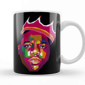 Baskı Dükkanı Porselen Beyaz Big Poppa The Notorious Big Kupa Bardak
