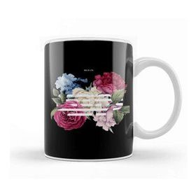 Baskı Dükkanı Porselen Beyaz Bigbang Flower Road Kupa Bardak