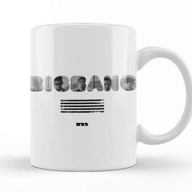 Baskı Dükkanı Porselen Beyaz Bigbang Made Typography Kupa Bardak