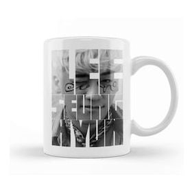 Baskı Dükkanı Porselen Beyaz Bigbang Seungri Typography Kupa Bardak