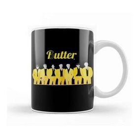 Baskı Dükkanı Porselen Beyaz Bts Butter 01 Kupa Bardak